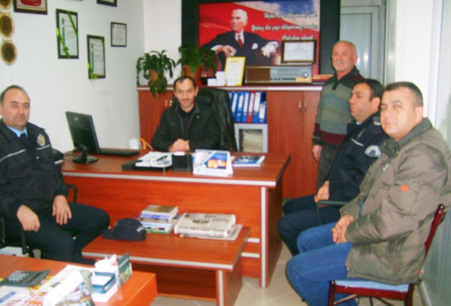 EMNİYET MENSUPLARINDAN BASINA ZİYARET