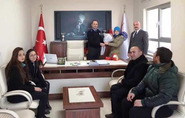 Ç.P.LİSE'DEN EMNİYETE ZİYARET