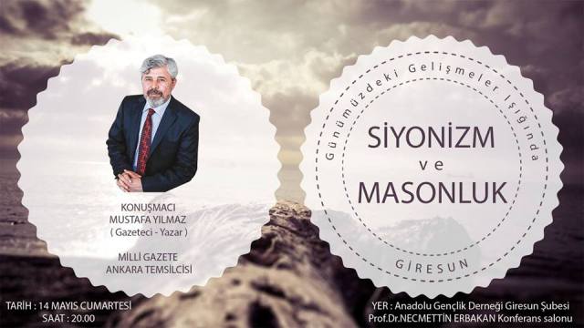 AGD GİRESUN MAYIS AYINDA SERİ KONFERANSLARA DEVAM EDİYOR