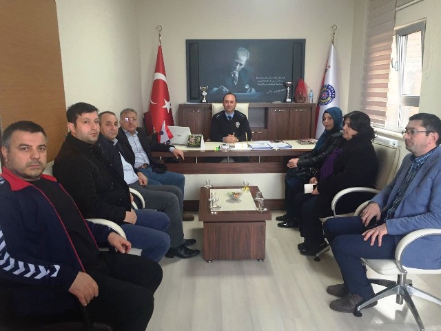 AK PARTİ ESPİYE İLÇE TEŞKİLATINDAN EMNİYET MÜDÜRLÜĞÜNE TAZİYE ZİYARETİ