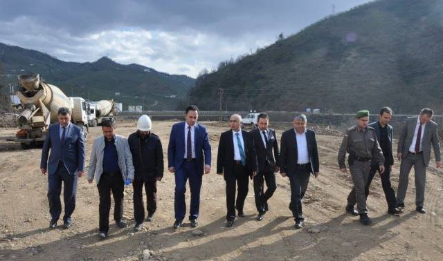 VALİMİZDEN ESPİYE CEZAEVİ İNŞAATINA ZİYARET...... 