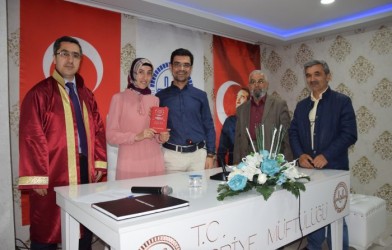 ESPİYE MÜFTÜSÜ İLK RESMİ NİKÂHINI KIYDI