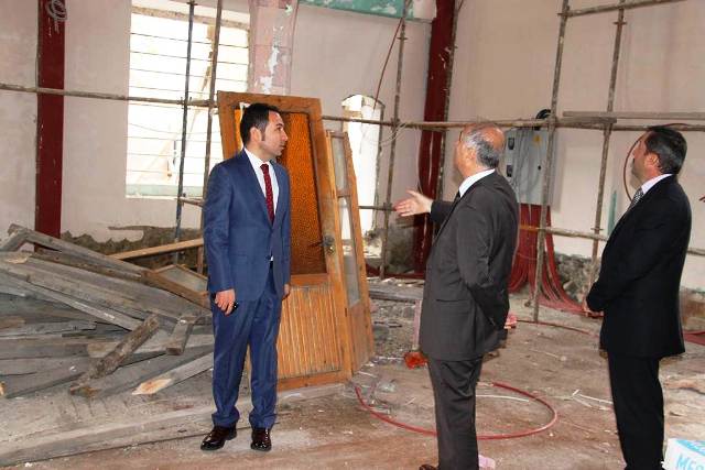 MERKEZ CAMİİ RESTORASYONU DEVAM EDİYOR