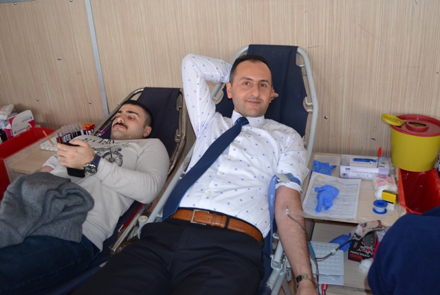 KAN BAĞIŞINA ESPİYE MESLEK YÜKSEKOKULUNDAN DESTEK..