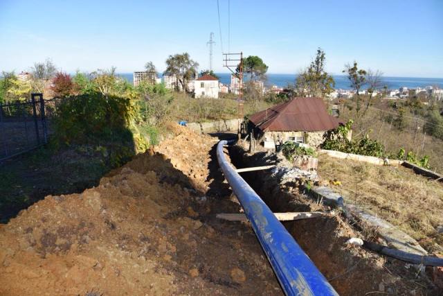 SU HATTI YENİLEME ÇALIŞMASI TAMAMLANDI