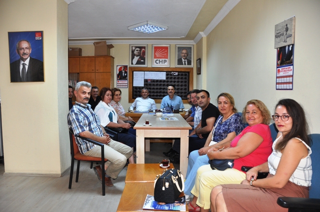 Başkan Karadere'den Chp ilçe Başkanlığına ziyaret