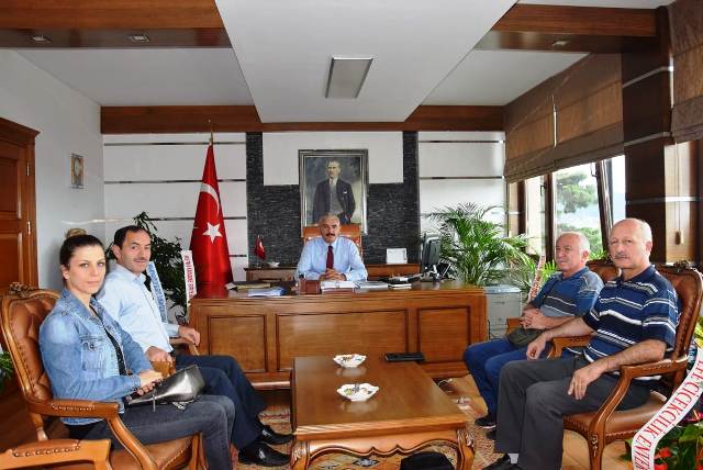 ESPİYE MEDYASI KAYMAKAM BAŞTÜRK'LE BULUŞTU