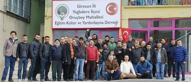 YAĞLIDERE ORUÇBEYLİLER GEBZE’DE  DERNEK KURDULAR