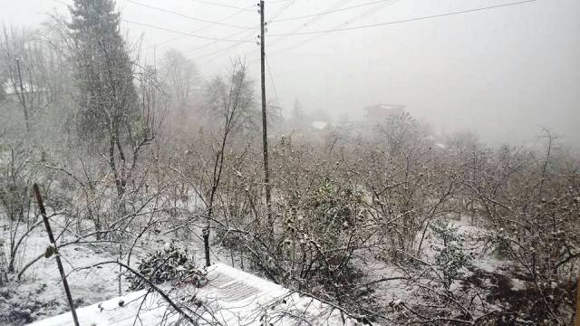 İLİMİZ BEYAZA BÜRÜNDÜ