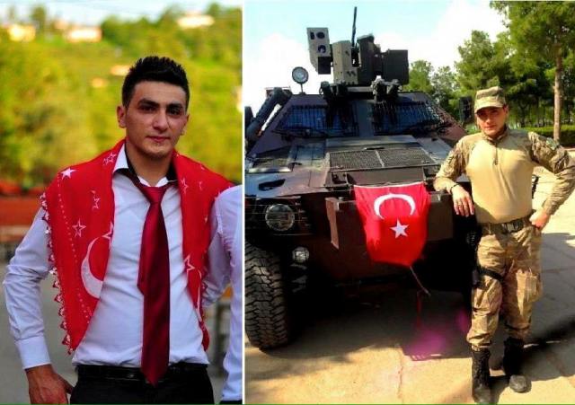 ŞEHİTİMİZİ SON YOLCULUĞUNA UĞURLADIK.